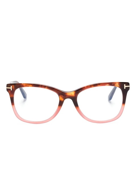 TOM FORD Eyewear wayfarer-frame glasses - Brown - zdjęcie produktu nr 1