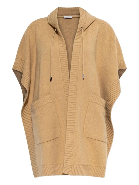 Burberry hooded pocket cape - Neutrals - zdjęcie produktu nr 1