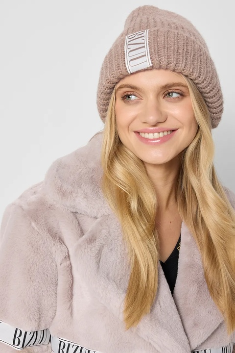 Bizuu czapka z dodatkiem wełny LORRO kolor beżowy LORRO BEŻOWY - zdjęcie produktu nr 1