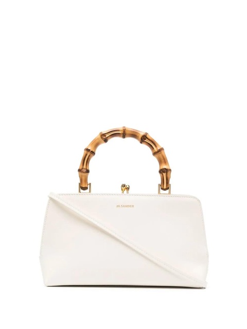 Jil Sander bamboo-handle leather tote bag - Neutrals - zdjęcie produktu nr 1