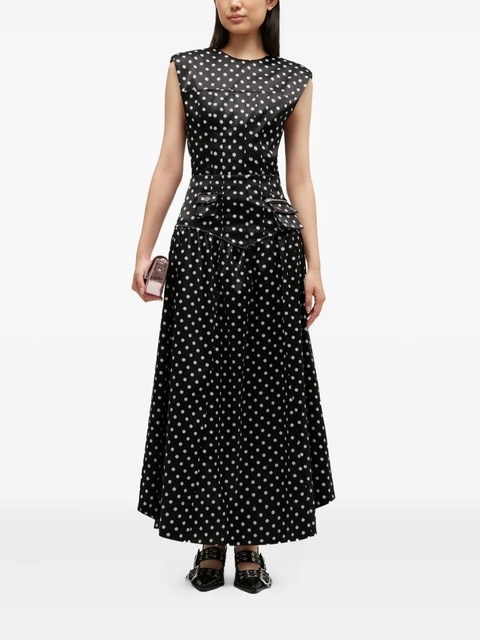 GANNI polka-dot skirt - Black - zdjęcie produktu nr 1