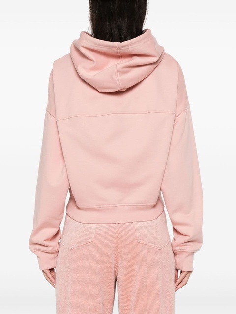 Marni embroidered-logo hoodie - Pink - zdjęcie produktu nr 2
