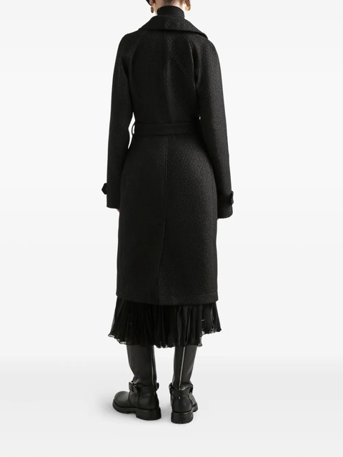 Dolce & Gabbana tweed trench coat - Black - zdjęcie produktu nr 2