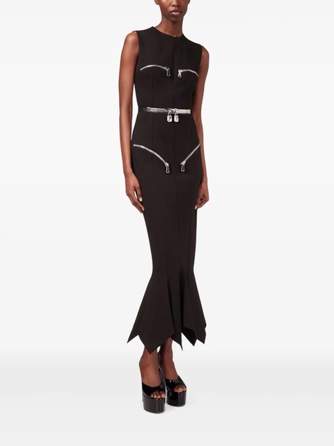 AREA handkerchief-hem dress - Black - zdjęcie produktu nr 2