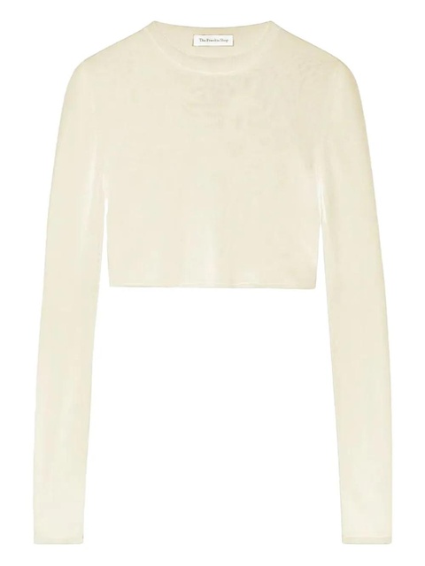 The Frankie Shop Kazel cropped top - Neutrals - zdjęcie produktu nr 1