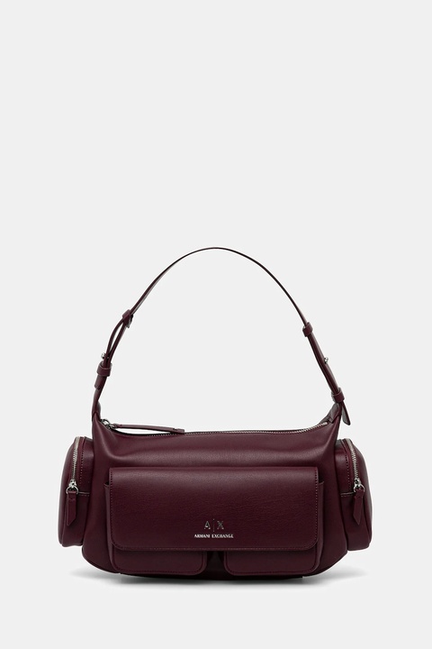 Armani Exchange torebka kolor bordowy XW000404 AF12589 - zdjęcie produktu nr 1