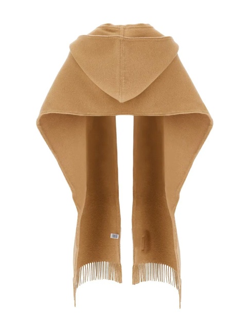 Ferragamo logo-patch hooded scarf - Neutrals - zdjęcie produktu nr 2