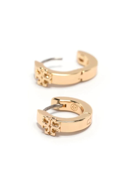 Tory Burch Double T-motif polished earrings - Gold - zdjęcie produktu nr 2