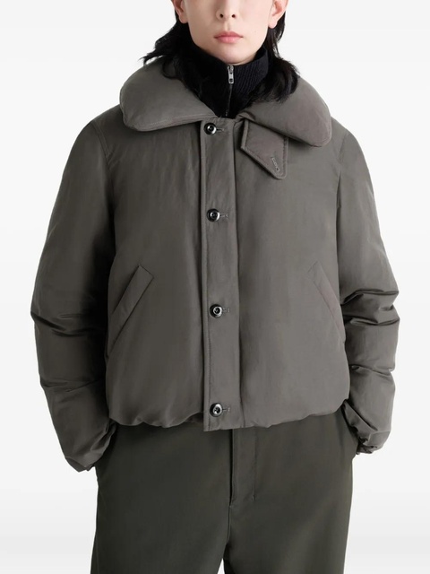 LEMAIRE bubble-collar puffer jacket - Grey - zdjęcie produktu nr 2