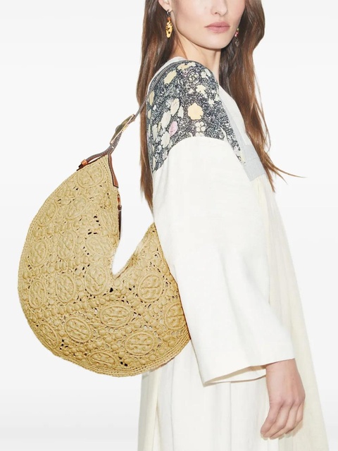 Tory Burch T Monogram shoulder bag - Neutrals - zdjęcie produktu nr 1