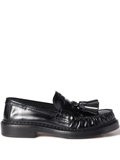 Miu Miu tassel-embellished loafers - Black - zdjęcie produktu nr 1