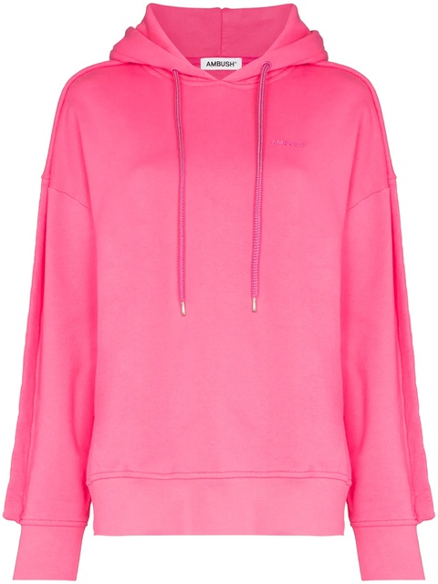 AMBUSH embroidered logo hoodie - Pink - zdjęcie produktu nr 1