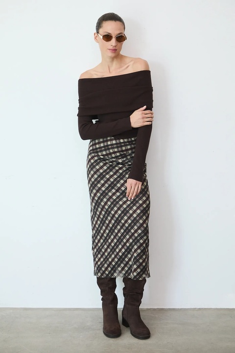 Medicine spódnica kolor beżowy - zdjęcie produktu nr 1