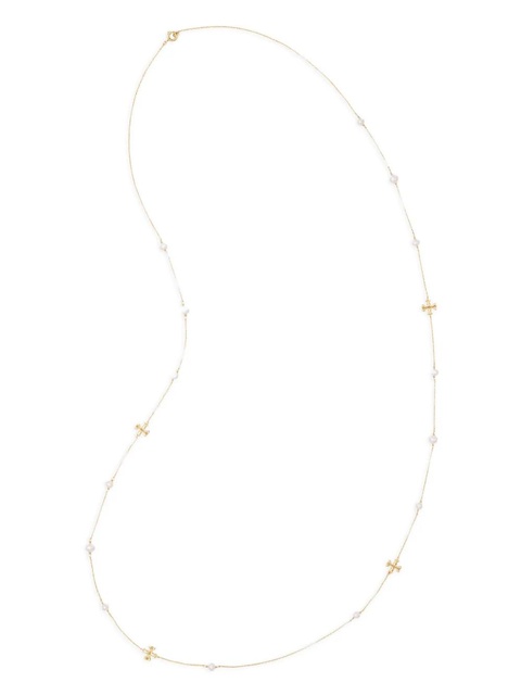 Tory Burch Kira pearl necklace - Gold - zdjęcie produktu nr 1