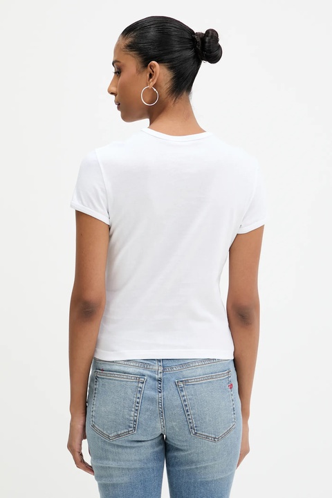 Diesel t-shirt bawełniany T-UNCUTIE-LONG-OD-Q1 damski kolor biały A16839.0CLBR - zdjęcie produktu nr 2