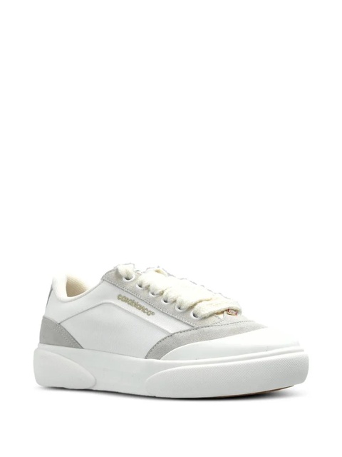 Casablanca suede-panel lace-up sneakers - White - zdjęcie produktu nr 2