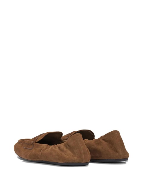 Miu Miu suede leather loafers - Brown - zdjęcie produktu nr 2