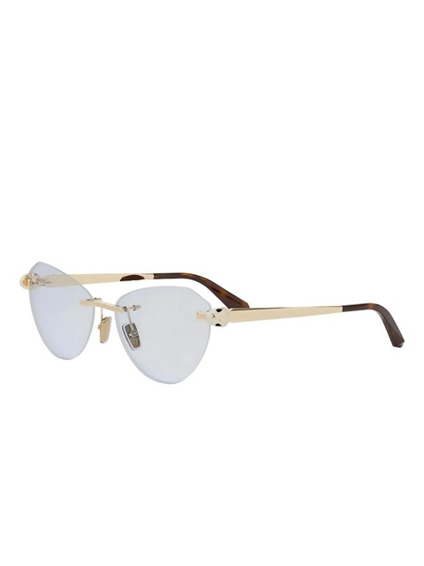 Bvlgari cat-eye sunglasses - Gold - zdjęcie produktu nr 2