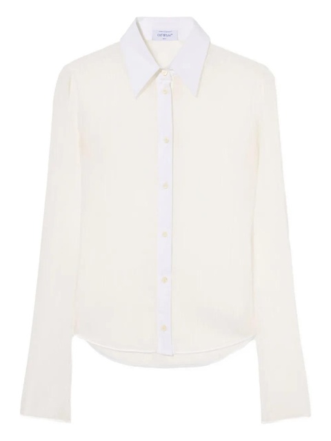 Off-White long-sleeve shirt - Neutrals - zdjęcie produktu nr 1