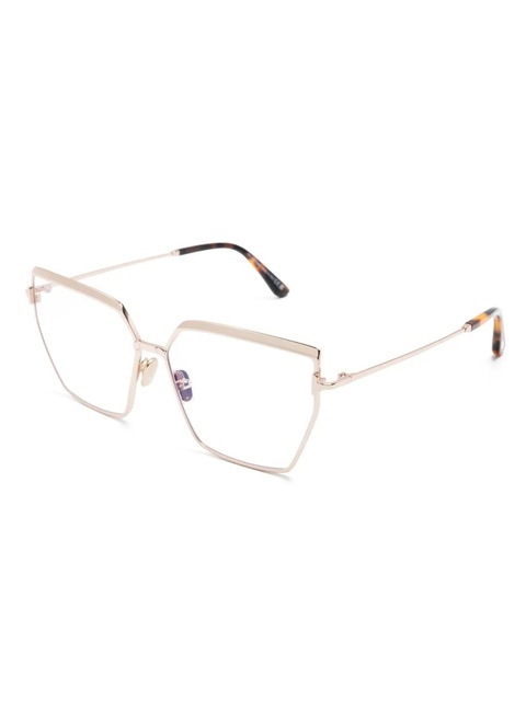 TOM FORD Eyewear oversize-frame glasses - Gold - zdjęcie produktu nr 2