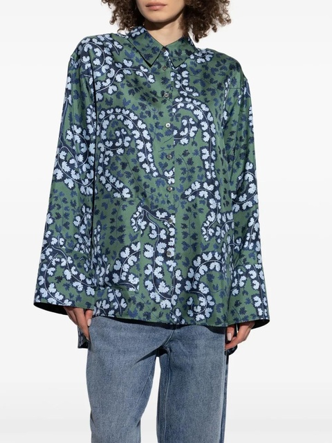 Lanvin printed shirt - Green - zdjęcie produktu nr 2