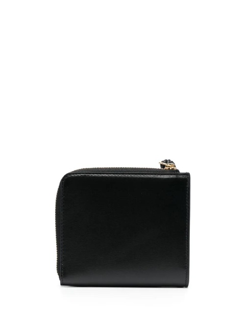 Jil Sander logo-lettering leather wallet - Black - zdjęcie produktu nr 2
