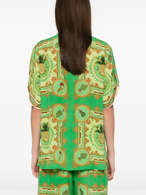 ALEMAIS La Musica shirt - Green - zdjęcie produktu nr 2