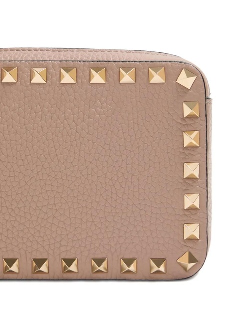 Valentino Garavani Rockstud-embellished clutch bag - Pink - zdjęcie produktu nr 2