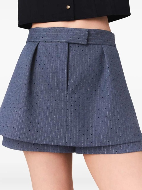 Maje pinstripe shorts - Blue - zdjęcie produktu nr 2