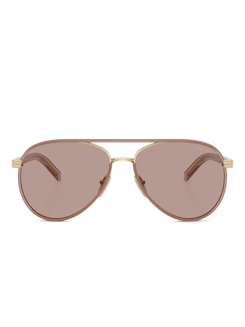 Prada Eyewear double-bridge sunglasses - Pink - zdjęcie produktu nr 1