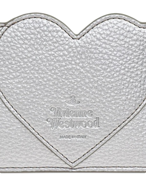 Vivienne Westwood heart card holder - Silver - zdjęcie produktu nr 2
