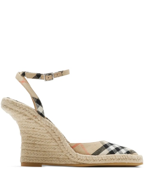 Burberry Mews Check espadrilles - Neutrals - zdjęcie produktu nr 1