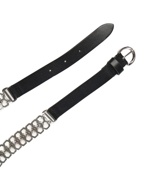 PINKO chain-detail belt - Black - zdjęcie produktu nr 2