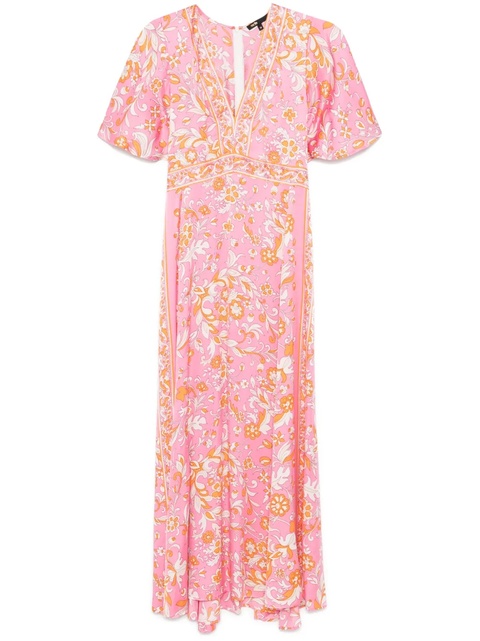 Maje floral-print maxi dress - Pink - zdjęcie produktu nr 1