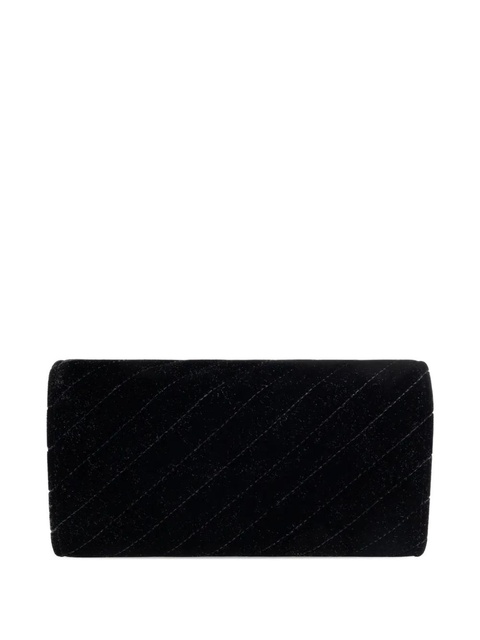 Jimmy Choo logo-detail clutch bag - Black - zdjęcie produktu nr 2