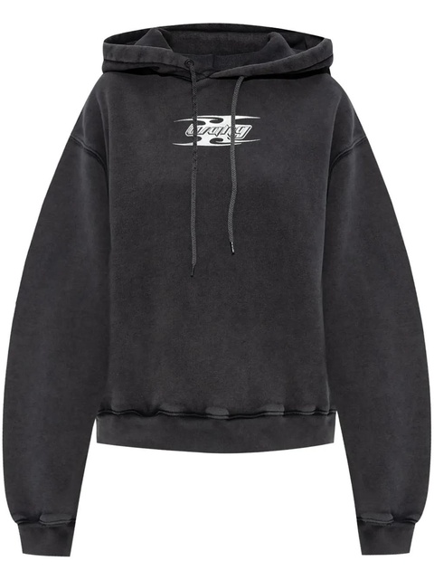 Alexander Wang blade-logo cotton hoodie - Black - zdjęcie produktu nr 1