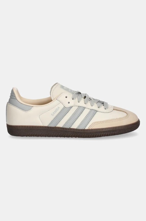 adidas Originals sneakersy skórzane Samba OG W kolor beżowy JH7299 - zdjęcie produktu nr 2