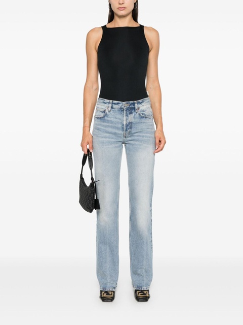 Saint Laurent low-rise straight-leg jeans - Blue - zdjęcie produktu nr 2