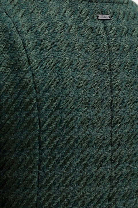 Armani Exchange kamizelka kolor zielony jednorzędowa XW000717 AF16208 - zdjęcie produktu nr 2