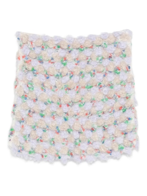 Blumarine Boucle mini skirt - Blue - zdjęcie produktu nr 1