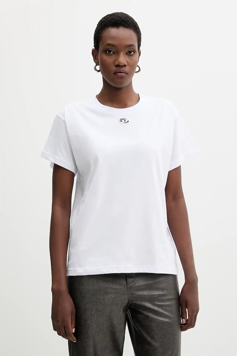 Diesel t-shirt T-MAREY damski kolor biały A17736.0NIAX - zdjęcie produktu nr 2