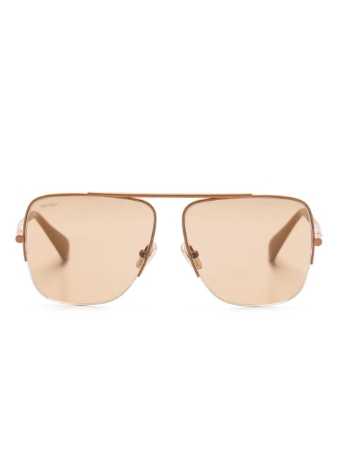 Max Mara Eyewear Menton 3 sunglasses - Brown - zdjęcie produktu nr 1