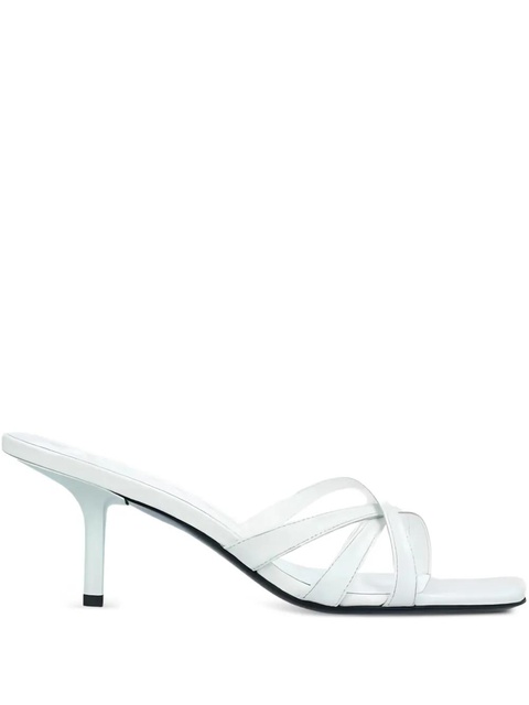 BY FAR Julie criss-cross sandals - White - zdjęcie produktu nr 1