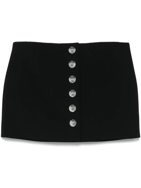KHAITE Jaxon miniskirt - Black - zdjęcie produktu nr 1