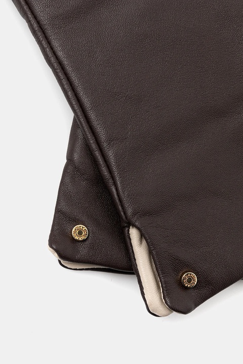 Gianni Chiarini rękawiczki skórzane damskie kolor brązowy GN 11127 NA - zdjęcie produktu nr 2