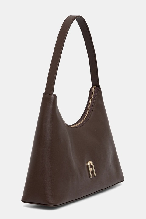 Furla torebka skórzana kolor brązowy WB00782.AX0733.4284S - zdjęcie produktu nr 2