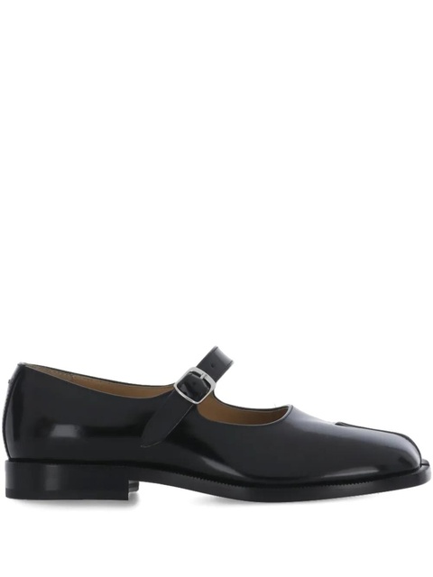 Maison Margiela Tabi buckle leather flat shoes - Black - zdjęcie produktu nr 1