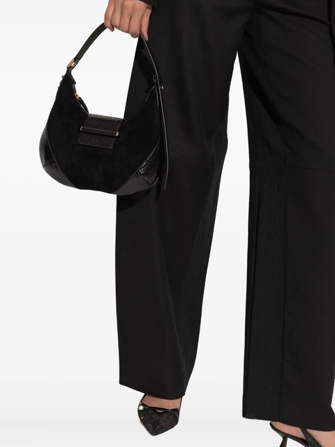 Jimmy Choo suede shoulder bag - Black - zdjęcie produktu nr 2