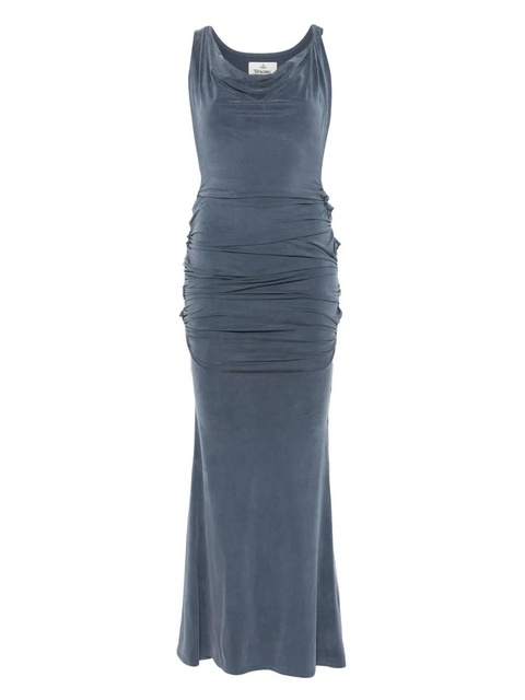 Vivienne Westwood ruched maxi dress - Blue - zdjęcie produktu nr 1