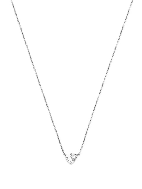 Gucci Trademark Heart necklace - Silver - zdjęcie produktu nr 1